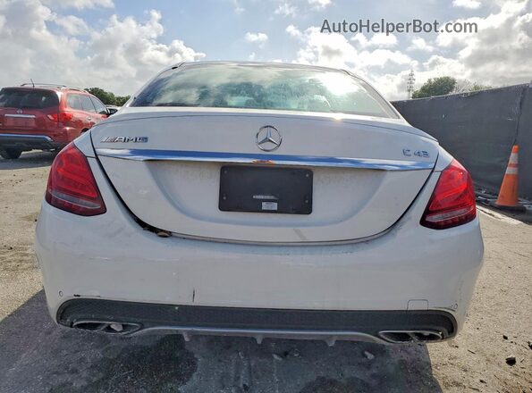 55SWF6EB6JU261947 2018 MERCEDES-BENZ C White Вид салону спереду