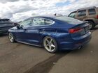 2018 Audi A5 Premium Plus S-line Синий vin: WAUENCF51JA103898