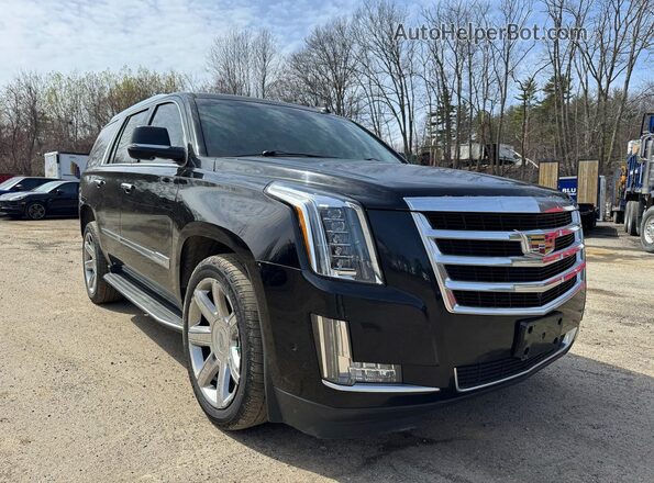 1GYS4BKJ6HR196848 2017 CADILLAC ESCALADE Черный Задняя левая четверть