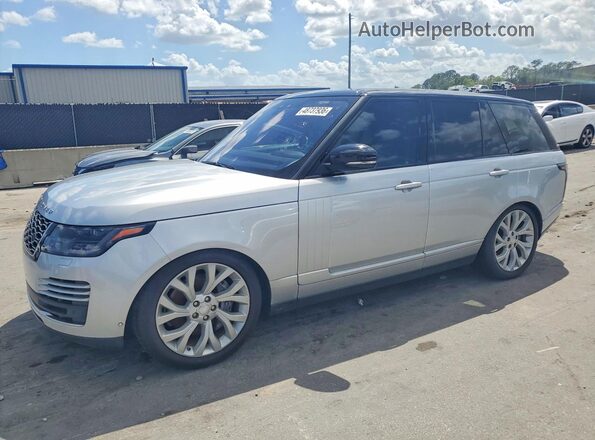 SALGS2SV6KA516947 2019 LAND ROVER RANGE ROVER Серебряный Передняя левая четверть