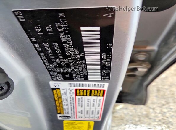 5TDKDRBH4SS577635 2025 TOYOTA HIGHLANDER Серебряный Вид наклейки с VIN-кодом