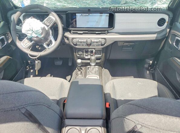 1C4PJXENXTW194384 2026 JEEP WRANGLER Черный Вид панели приборов