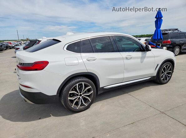 5UX2V1C03M9H38079 2021 BMW X4 Белый Передняя правая четверть