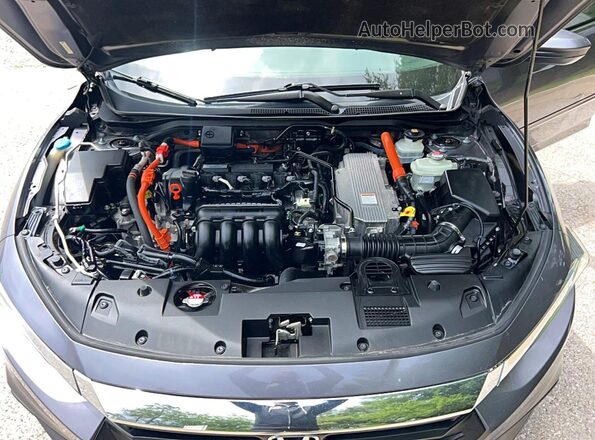 19XZE4F50ME004257 2021 HONDA INSIGHT Серый Вид панели приборов