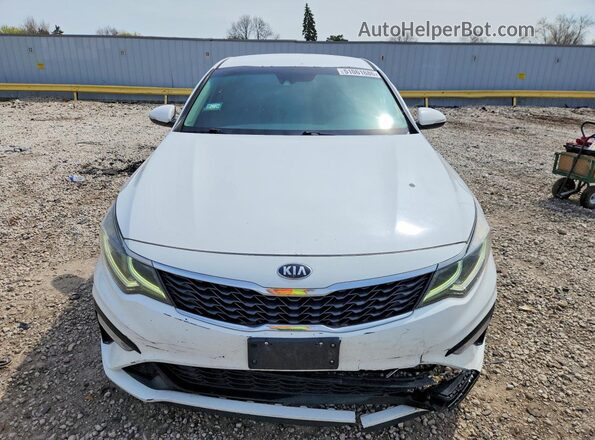 5XXGT4L32KG338410 2019 KIA OPTIMA Белый Вид сзади