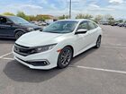 2019 Honda Civic Ex Белый vin: JHMFC1F37KX001308