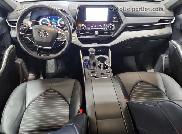 5TDKDRBH4SS577635 2025 TOYOTA HIGHLANDER Серебряный Вид панели приборов