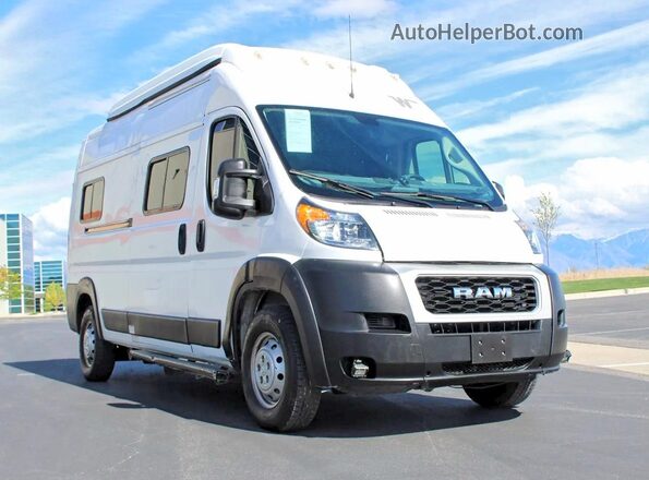 3C6TRVDG1LE124384 2020 RAM PROMASTER Белый Передняя левая четверть