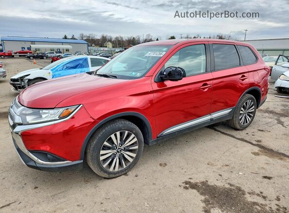 JA4AZ3A32KZ011076 2019 MITSUBISHI OUTLANDER Красный Задняя левая четверть