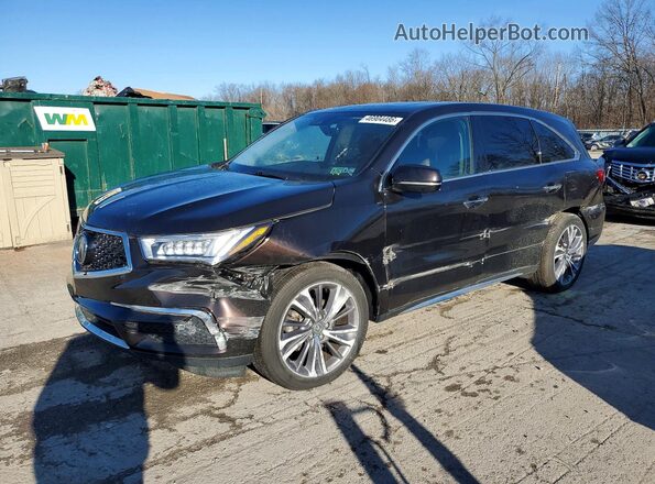 5J8YD4H52JL017902 2018 ACURA MDX Brown Przód lewy