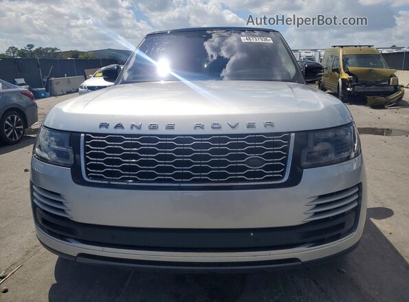 SALGS2SV6KA516947 2019 LAND ROVER RANGE ROVER Серебряный Вид сзади
