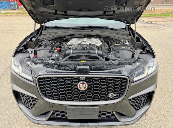 SADCZ2EE4NA694815 2022 JAGUAR F-PACE Черный Вид салона спереди