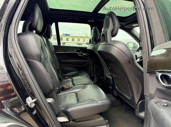 YV4A22PK7J1216180 2018 VOLVO XC90 Черный Вид салона спереди