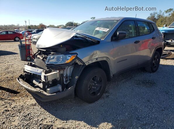 3C4NJDAB1MT554358 2021 JEEP COMPASS Серебряный Задняя левая четверть