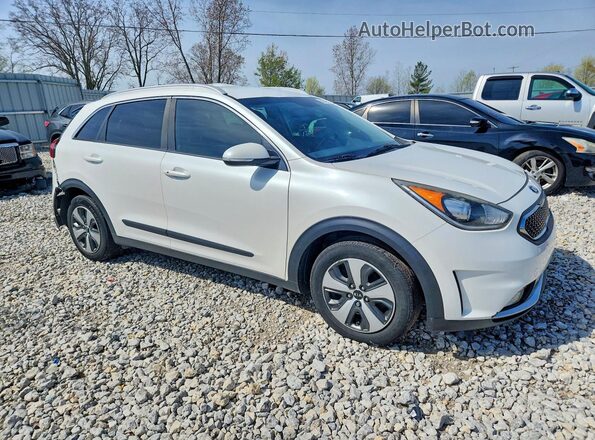 KNDCC3LCXH5059969 2017 KIA NIRO Белый Вид спереди