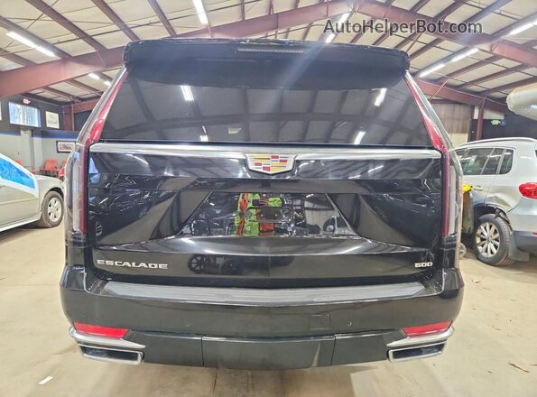 1GYS4KKL1NR338990 2022 CADILLAC ESCALADE Черный Вид салона спереди