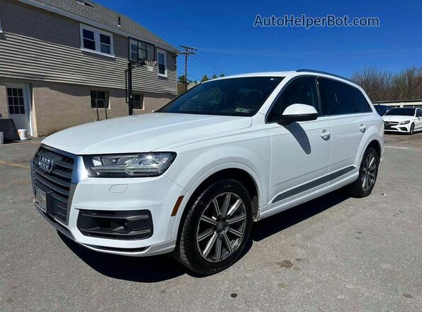 WA1VAAF78HD035509 2017 AUDI Q7 Белый Передняя левая четверть