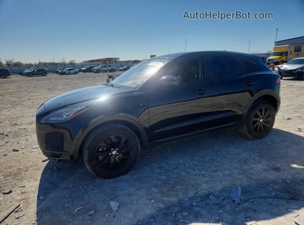 SADFJ2FX9K1Z42315 2019 JAGUAR E-PACE Черный Передняя левая четверть