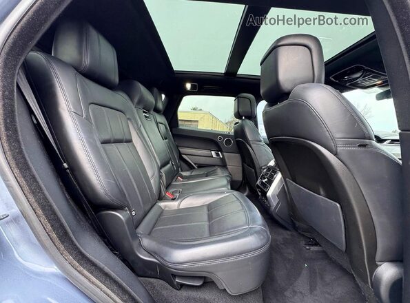 SALWR2RVXKA823843 2019 LAND ROVER RANGE Синий Вид салона спереди