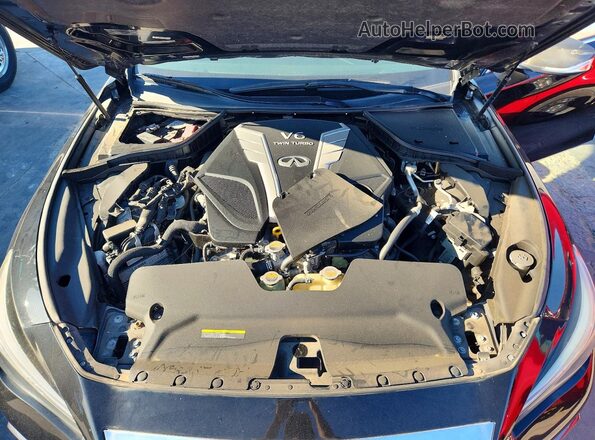 JN1EV7AR2JM434124 2018 INFINITI Q50 Black Widok komory silnika