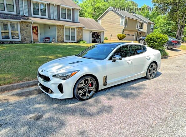 KNAE45LCXK6061463 2019 KIA STINGER Белый Задняя правая четверть