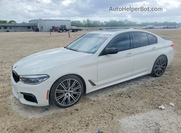 WBAJS7C04LCD22307 2020 BMW M5 White Հետևի ձախ
