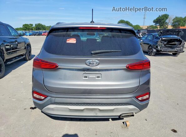 5NMS23AD3KH093881 2019 HYUNDAI SANTA Серый Вид салона спереди