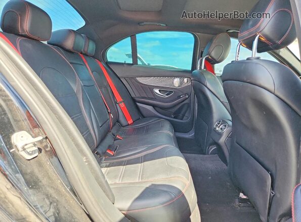55SWF6EB0GU115553 2016 MERCEDES-BENZ C Черный Вид задней части салона