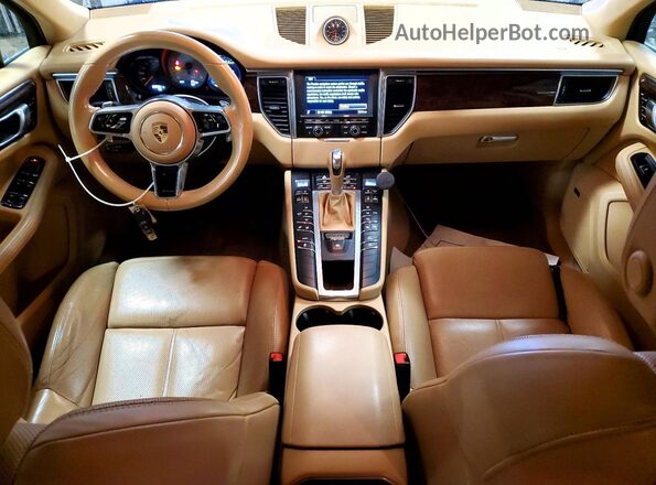 WP1AB2A55GLB52707 2016 PORSCHE MACAN Коричневый Вид щитка приборов