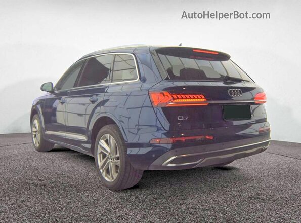 WA1LXBF79ND006740 2022 AUDI Q7 Blue Tył prawy