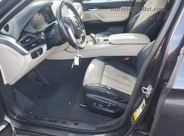 5UXKU2C53G0N78795 2016 BMW X6 Угольный Вид панели приборов
