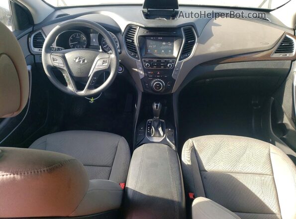 5XYZU3LB7JG509850 2018 HYUNDAI SANTA FE Silver Вид щитка приладів