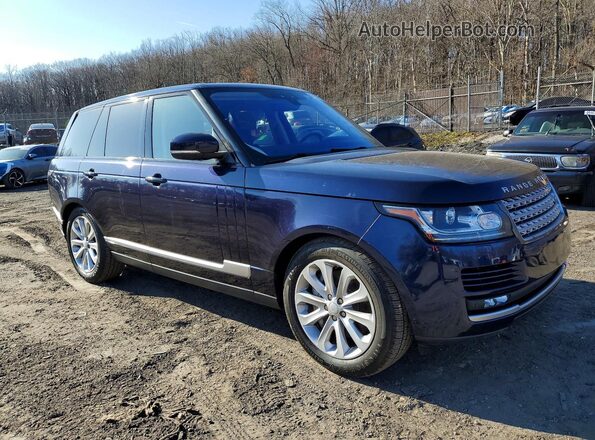 SALGS2FVXHA374475 2017 LAND ROVER RANGE Blue წინა ხედი