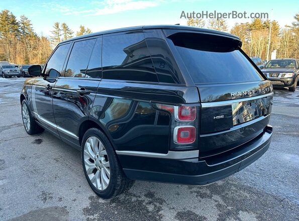 SALGS2SV7KA516858 2019 LAND ROVER RANGE Черный Передняя правая четверть