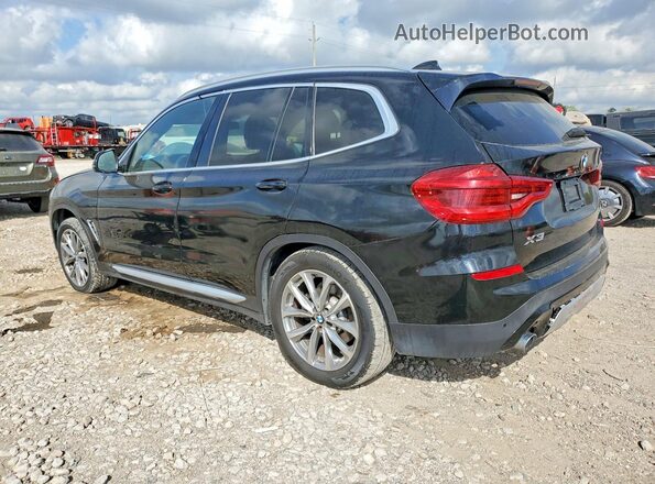5UXTR7C51KLF26322 2019 BMW X3 Черный Задняя правая четверть