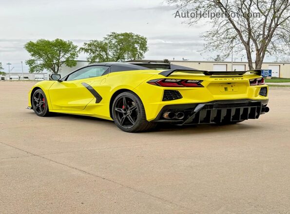 1G1YA3D44R5102702 2024 CHEVROLET CORVETTE Желтый Задняя правая четверть