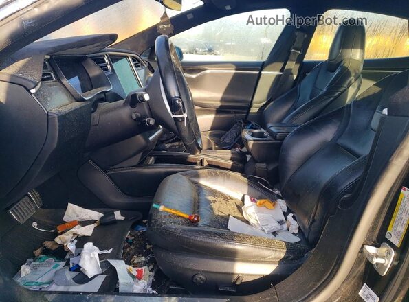5YJSA1E13GF120884 2016 TESLA MODEL S Черный Вид панели приборов