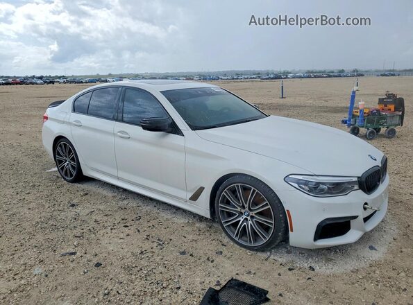 WBAJS7C04LCD22307 2020 BMW M5 White Դիմացի տեսք