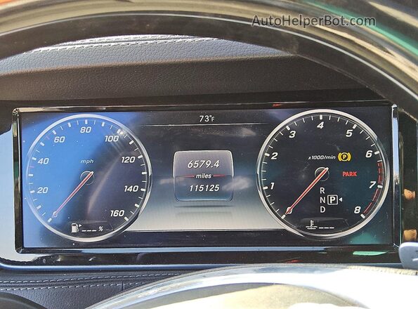WDDUG8CB0GA214053 2016 MERCEDES-BENZ S-CLASS Серебряный Вид задних сидений