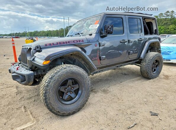 1C4HJXFN8KW679592 2019 JEEP WRANGLER Черный Передняя левая четверть