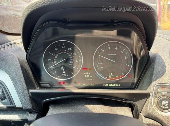 WBA1J9C53GV372181 2016 BMW M2 White Vista del cuadro de instrumentos