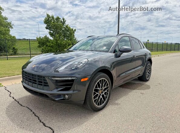 WP1AB2A51JLB33403 2018 PORSCHE MACAN Серый Задняя правая четверть