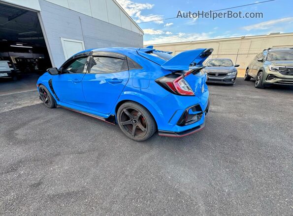 SHHFK8G7XMU202954 2021 HONDA CIVIC Синий Передняя правая четверть