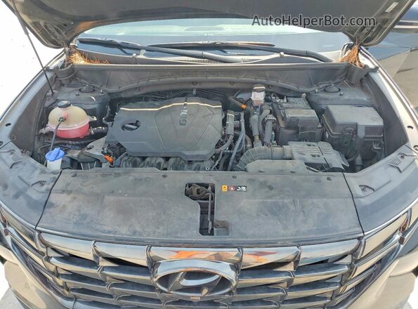5NMJECAEXNH044886 2022 HYUNDAI TUCSON Black Вид наклейки з VIN-кодом