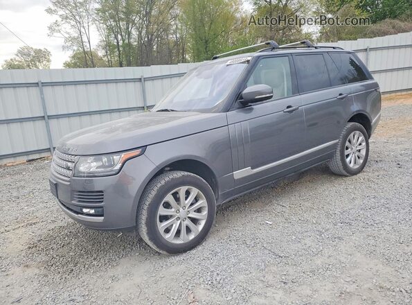 SALGS2KF8GA247088 2016 LAND ROVER RANGE ROVER Gray Front left