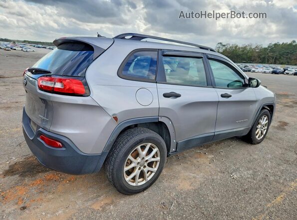 1C4PJLAB3GW137597 2016 JEEP CHEROKEE Silver Przód prawy