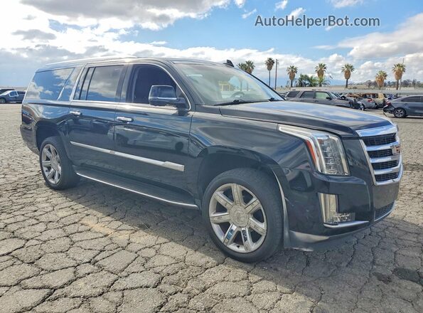 1GYS3HKJ6LR184262 2020 CADILLAC ESCALADE Черный Вид спереди