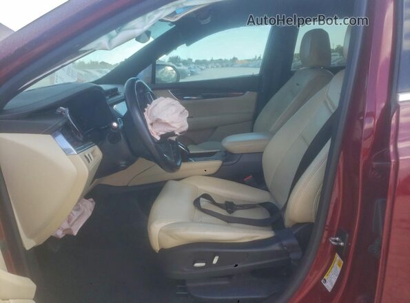 1GYKNARS6HZ138356 2017 CADILLAC XT5 Red Widok deski rozdzielczej