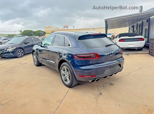 WP1AB2A5XJLB34419 2018 PORSCHE MACAN Синий Передняя правая четверть