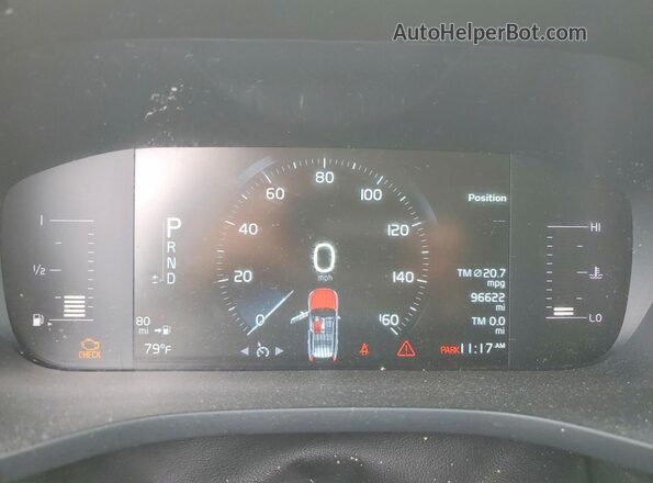 LYV102RK6KB232600 2019 VOLVO XC60 Синий Вид задних сидений